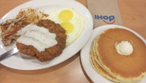 Fried Steak and Eggs